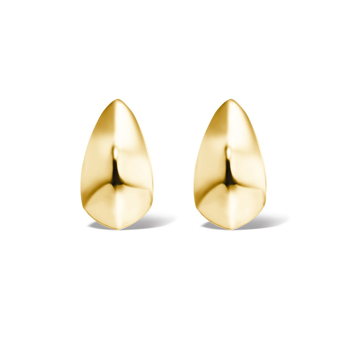 18K Yellow + White Gold Reversible Icon Huggie Hoops