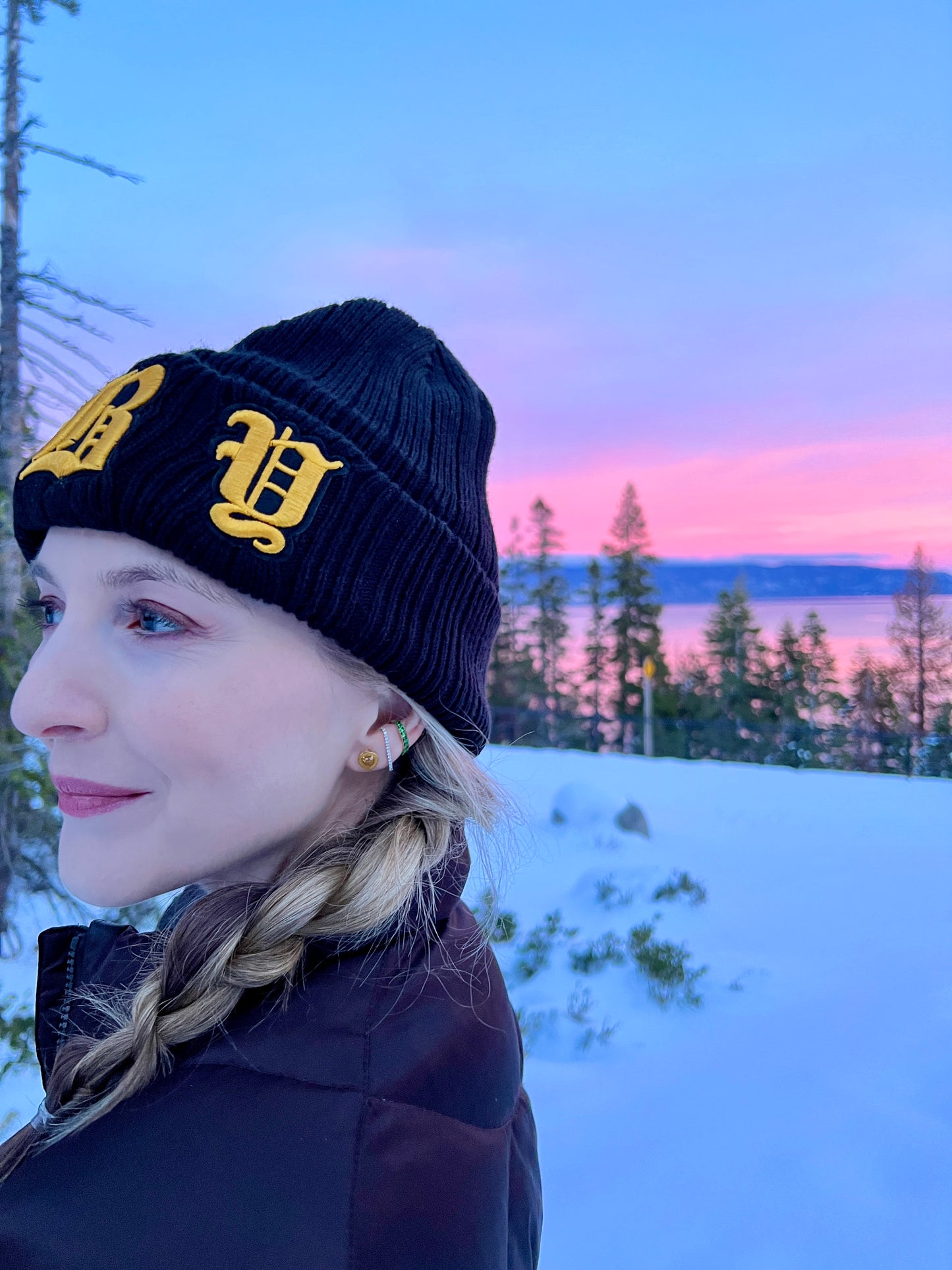 Platinum Pavé Diamond Ear Suspender Cuffs