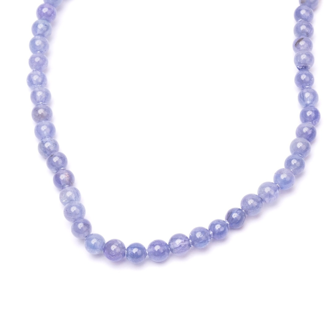 14K Gold Tanzanite Choker Necklace