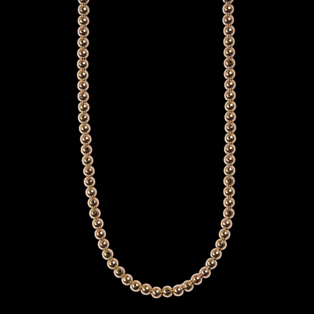Ball and Chain Gold-Filled Necklace