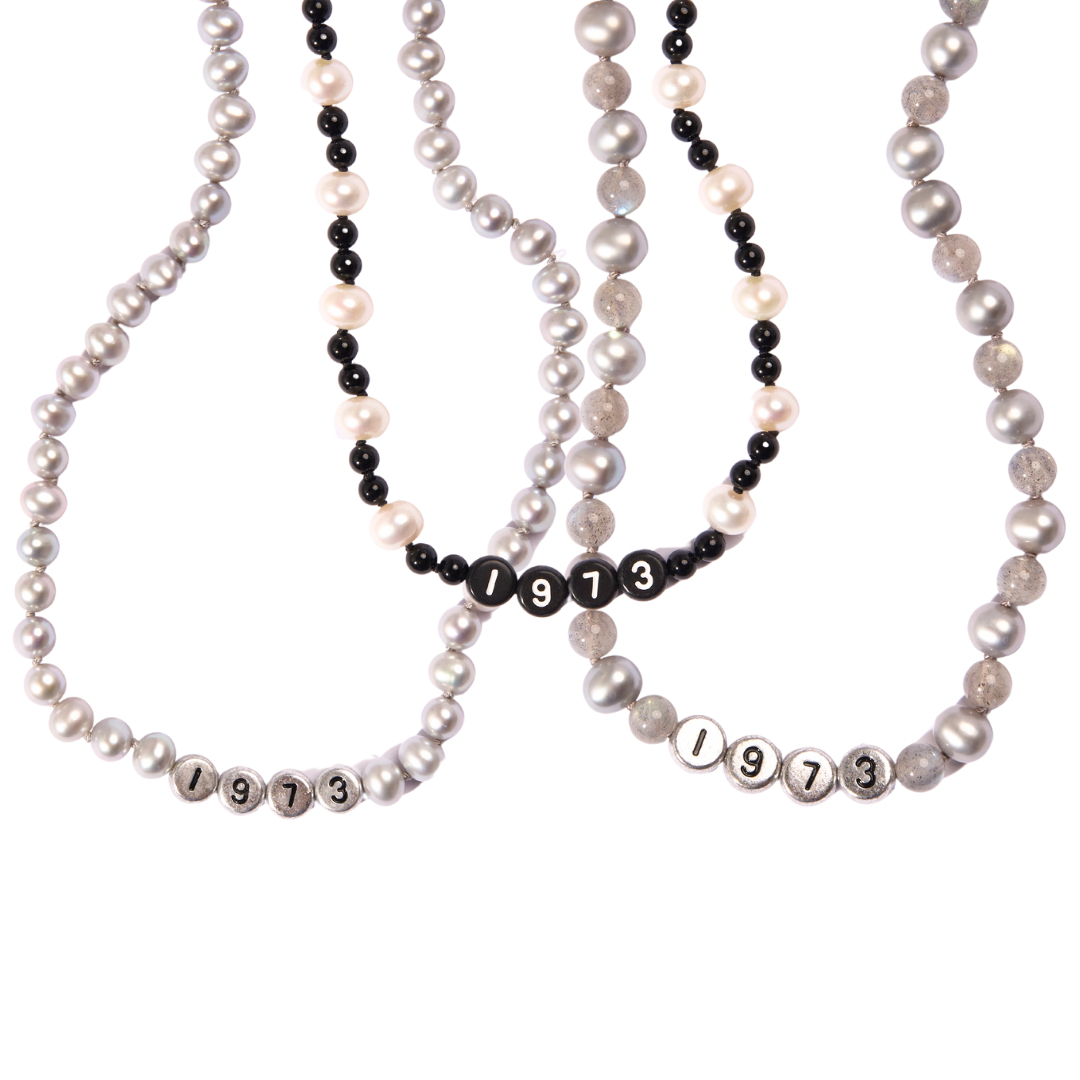 1973 Gemstone // Pearl Candy Necklaces