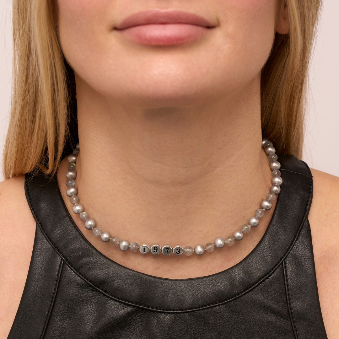 1973 Gemstone // Pearl Candy Necklaces