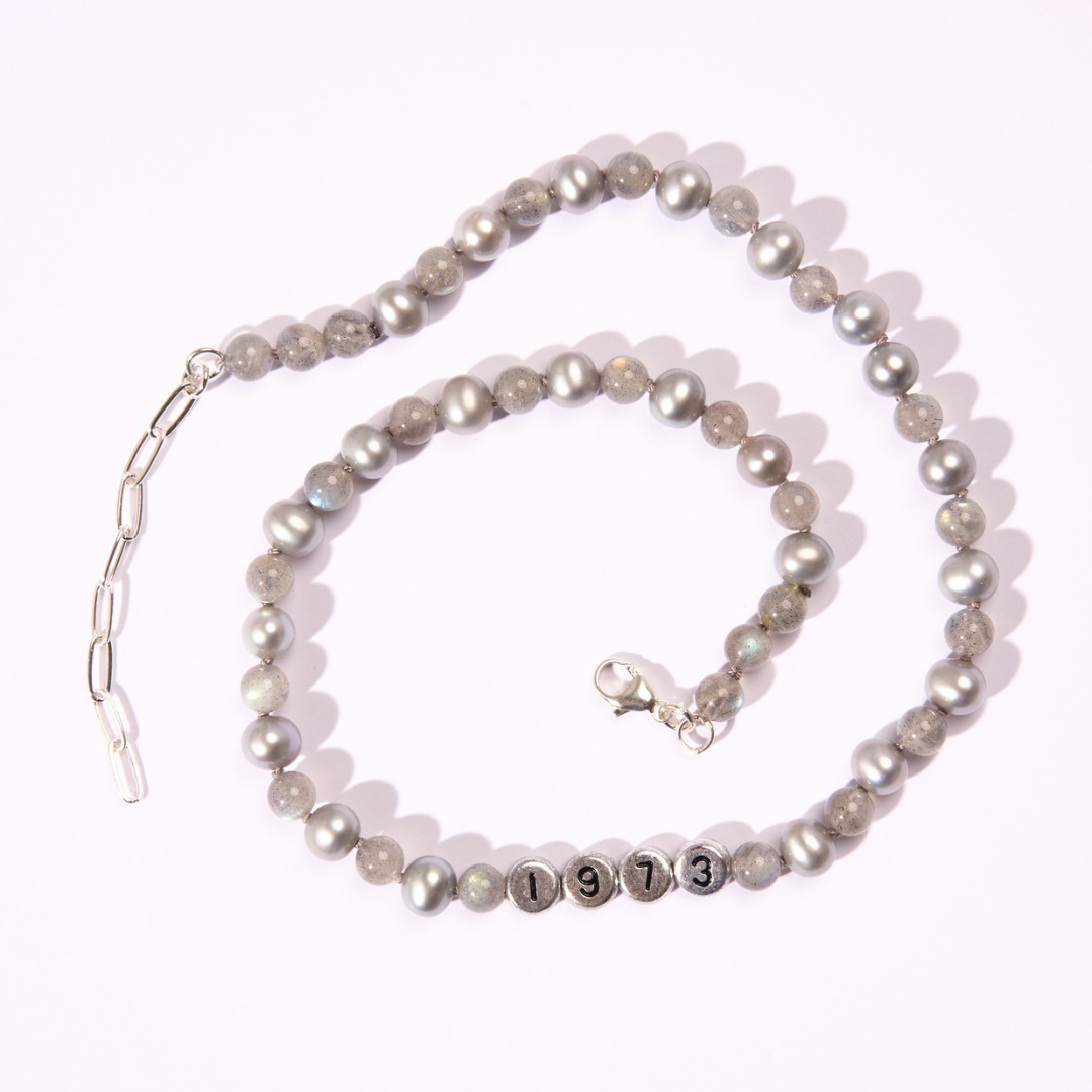 1973 Gemstone // Pearl Candy Necklaces