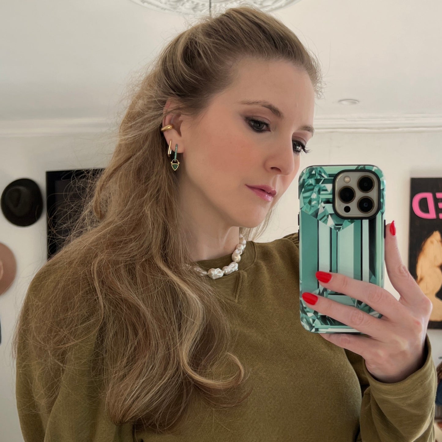 18K Gold Chubby Knife Edge Ear Cuff