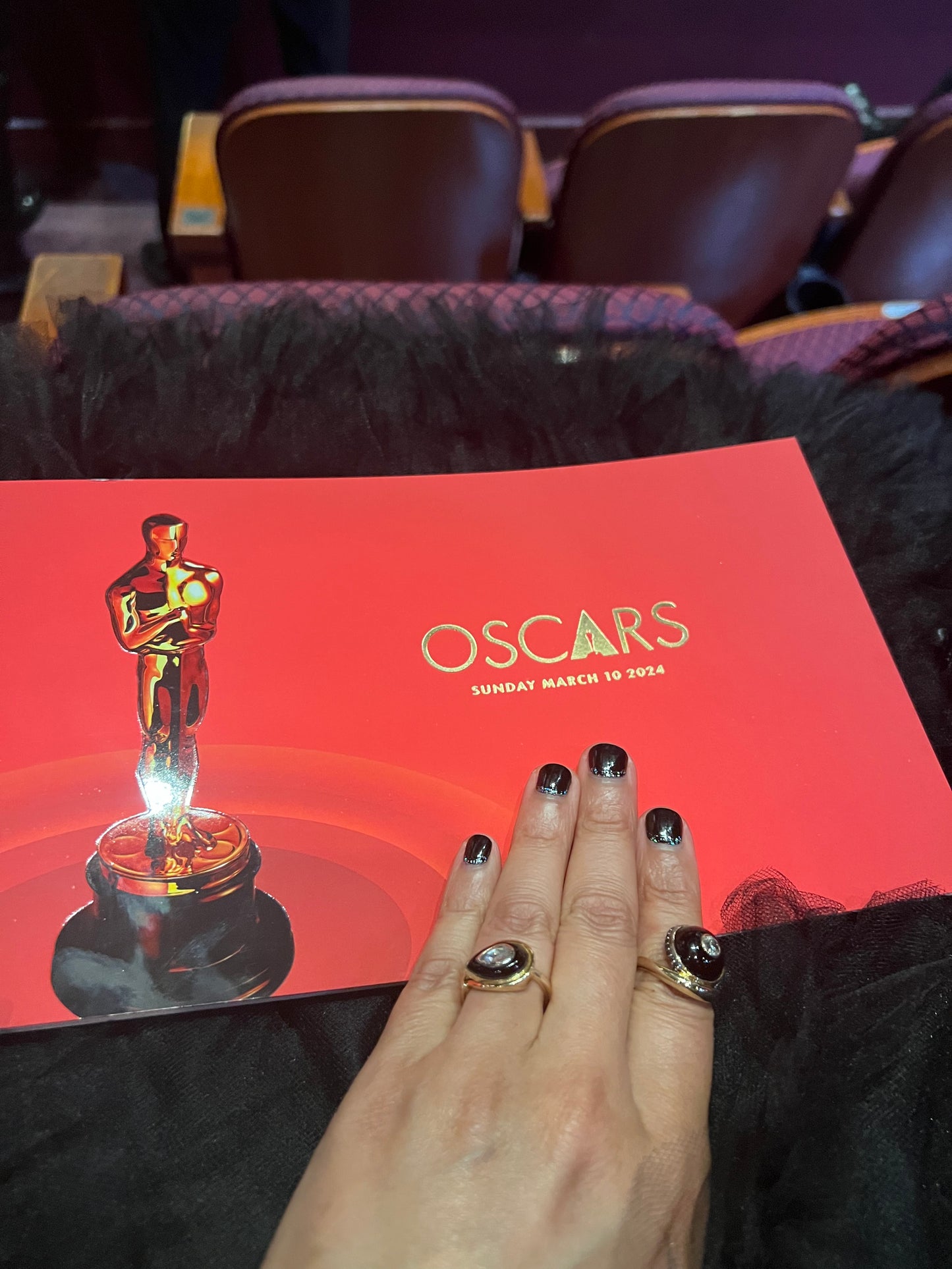 14K Salt and Pepper Diamond + Black Onyx + Black Diamond Wave Ring