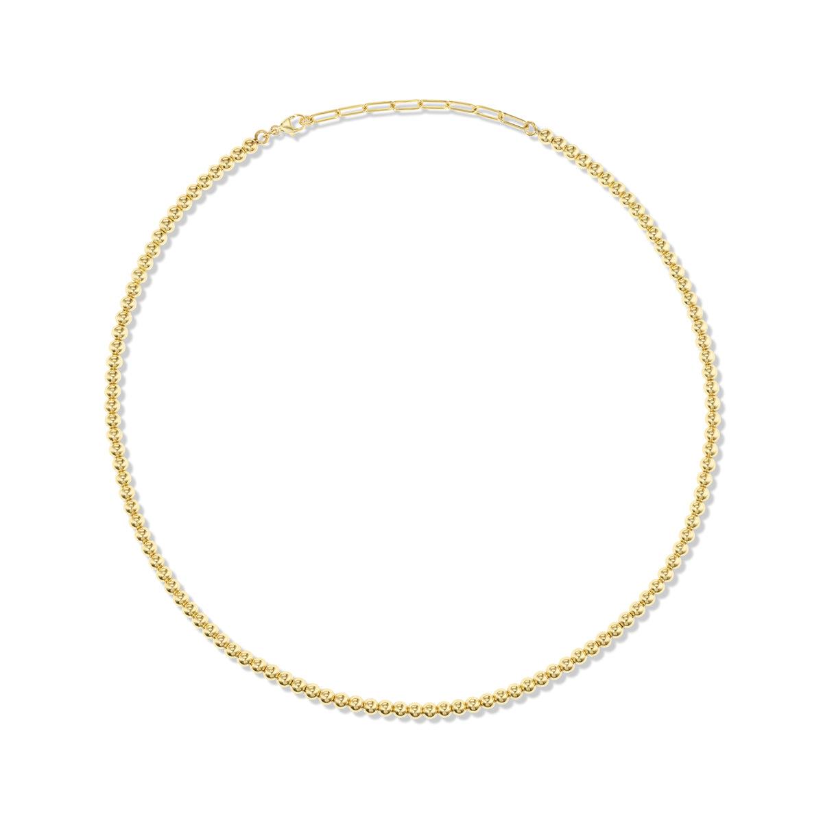Ball and Chain Gold-Filled Necklace