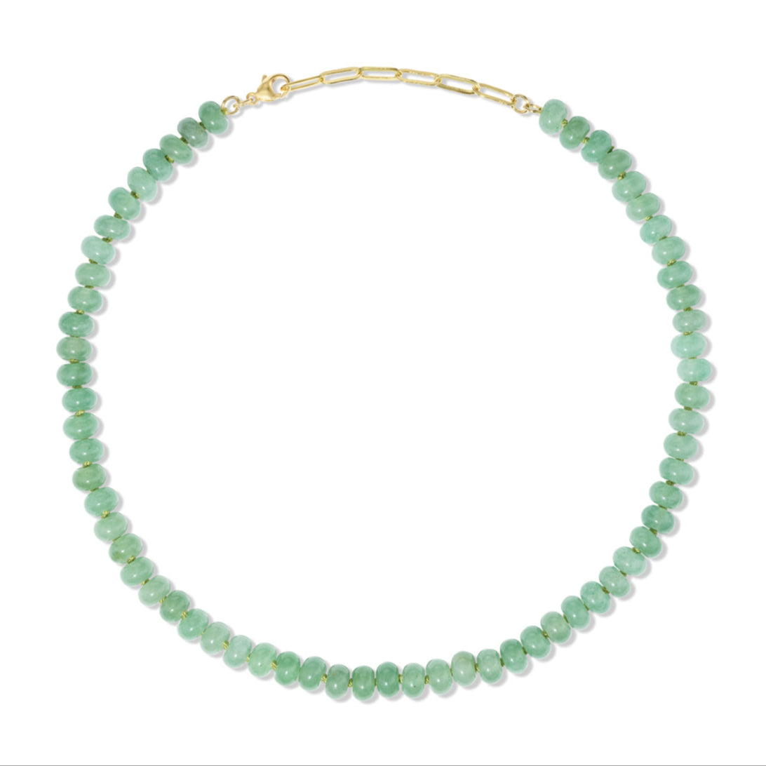 Green Aventurine Candy Necklace