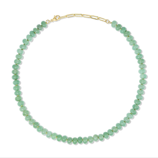 Green Aventurine Candy Necklace