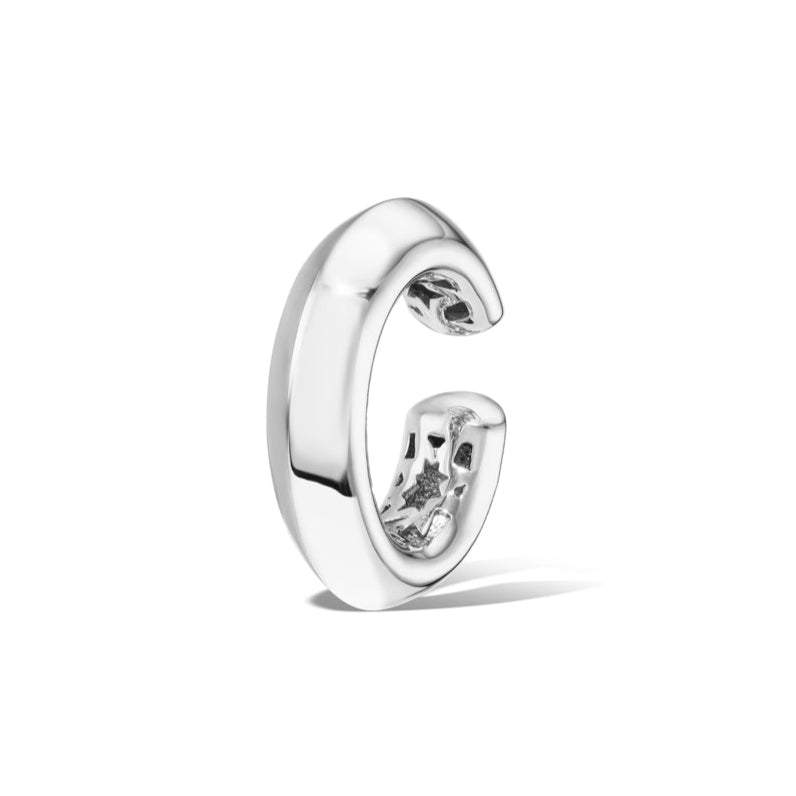 Sterling Silver Chubby Knife Edge Ear Cuff
