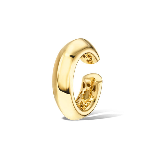 18K Gold Chubby Knife Edge Ear Cuff