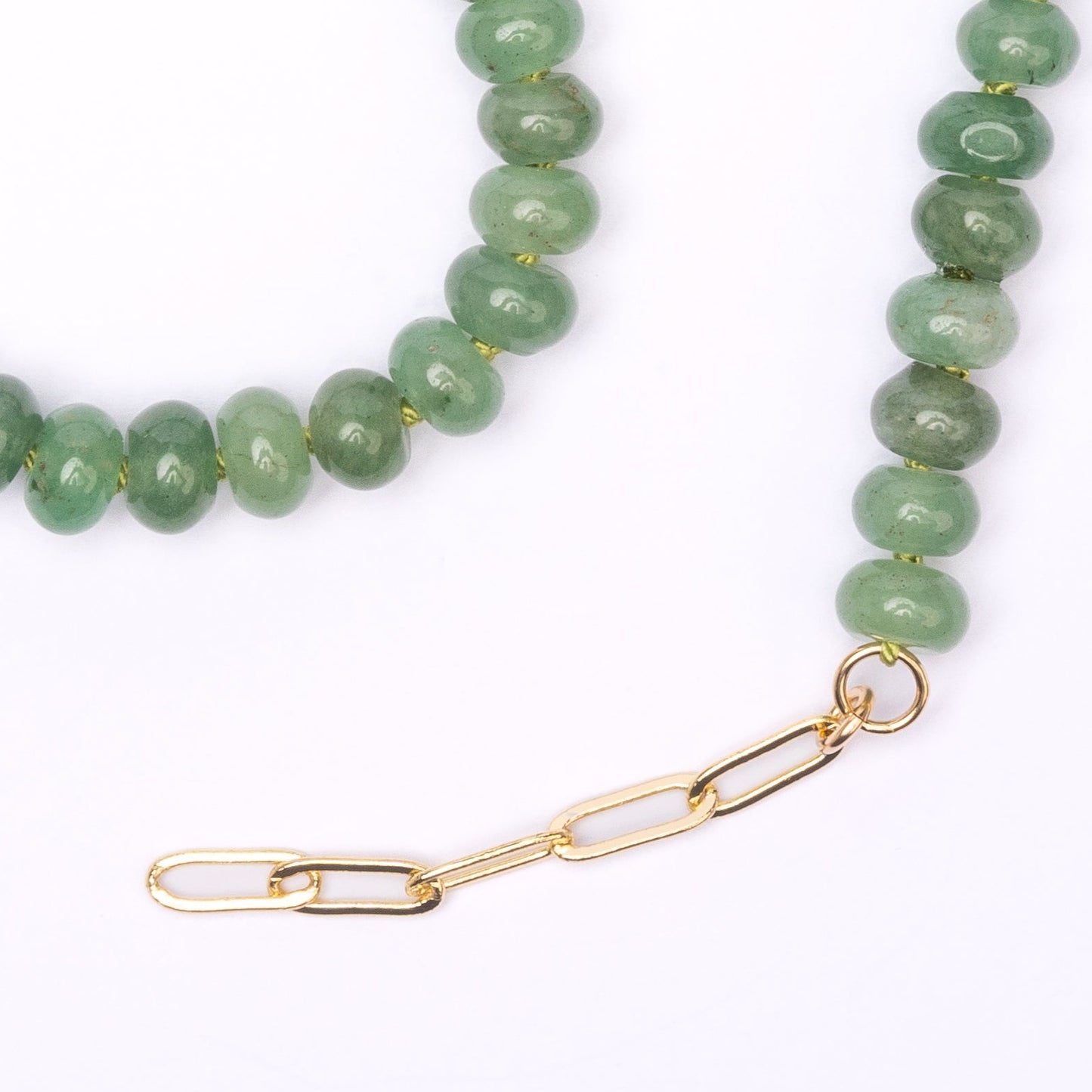Green Aventurine Candy Necklace