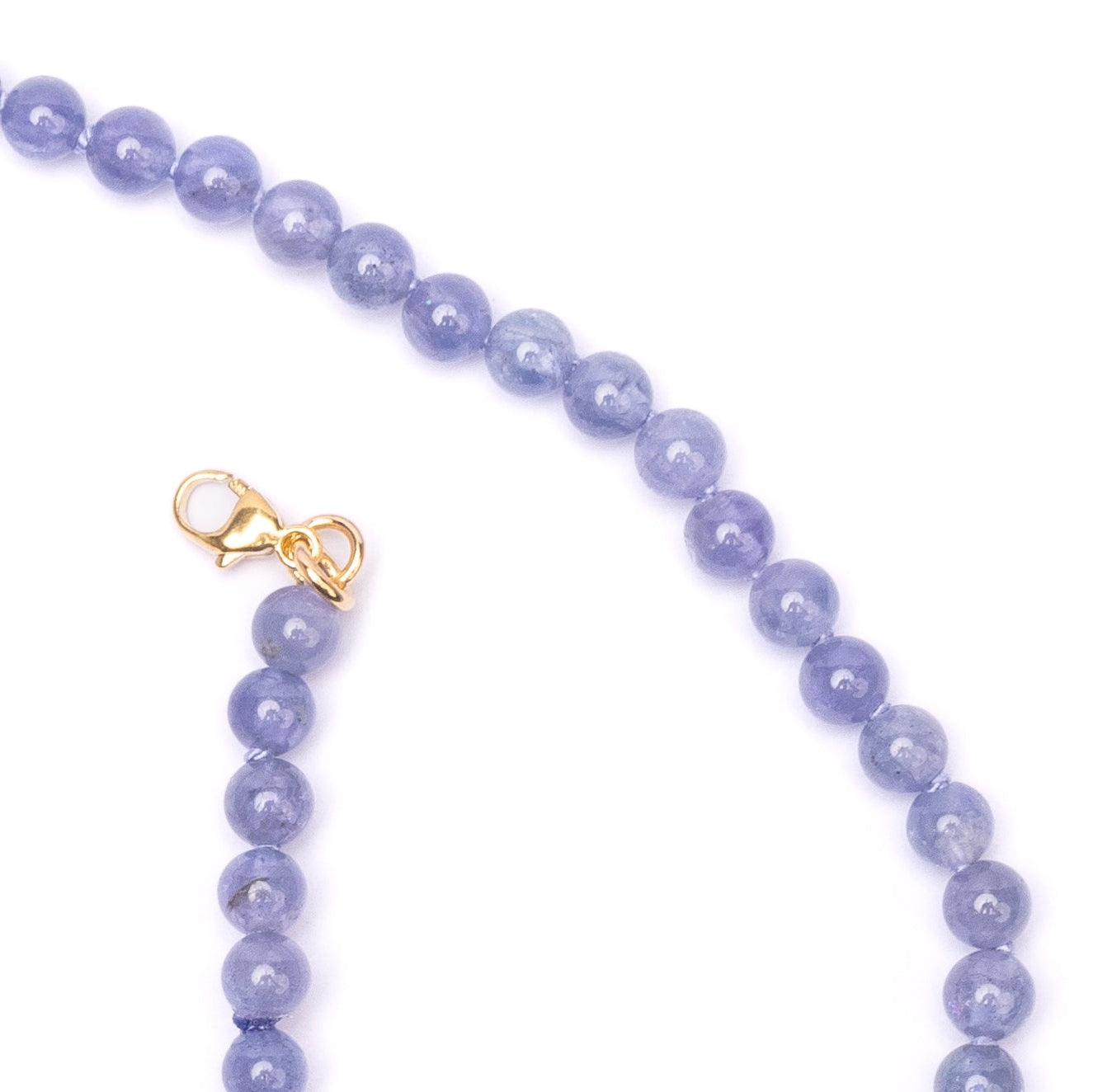 14K Gold Tanzanite Choker Necklace