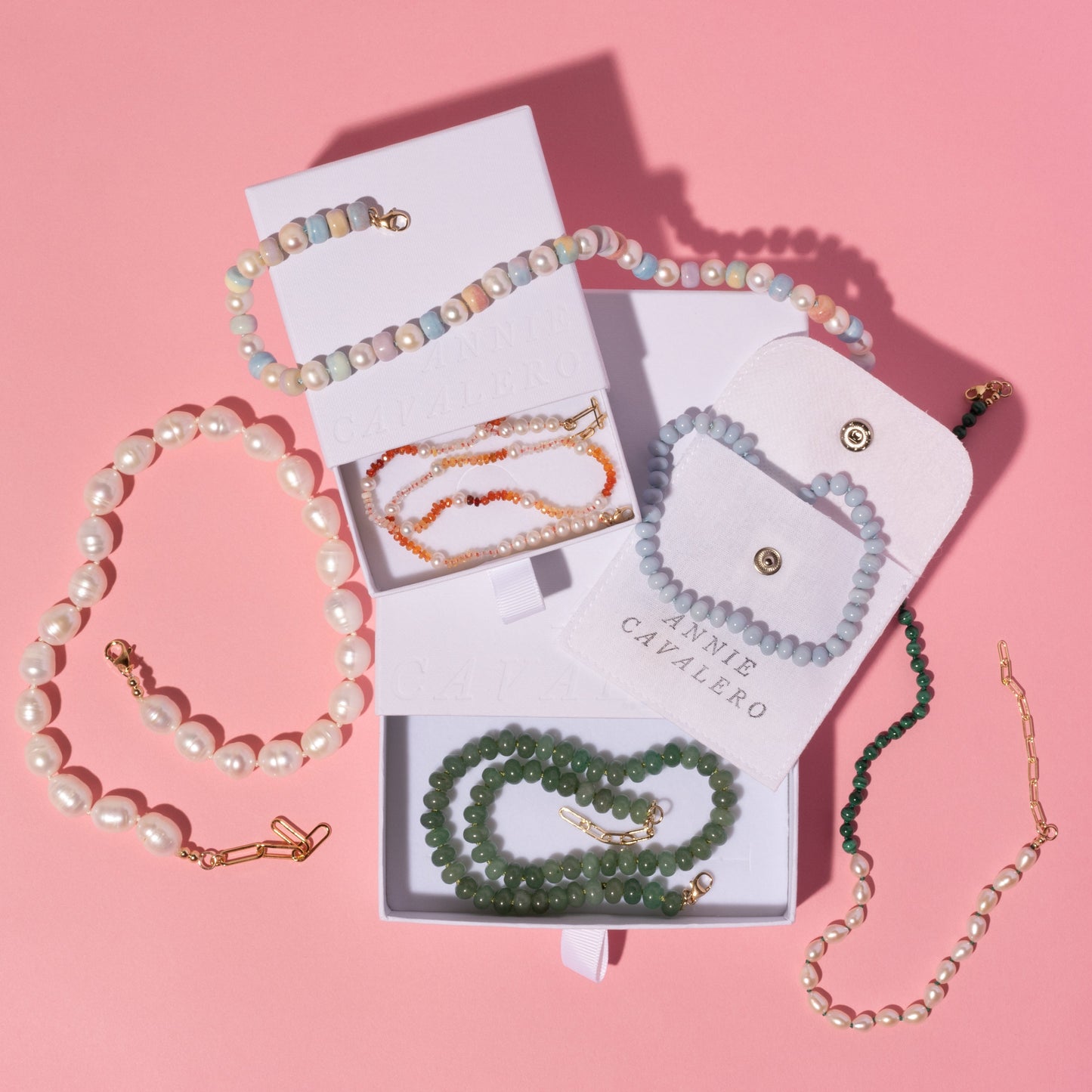 Green Aventurine Candy Necklace