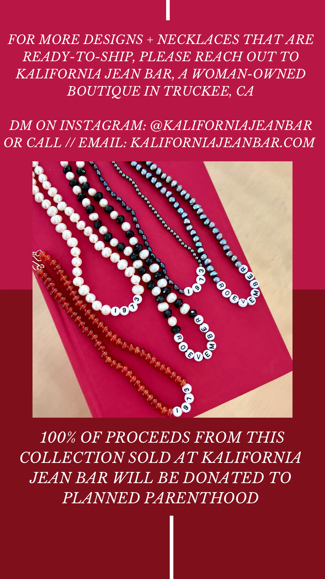 1973 Gemstone // Pearl Candy Necklaces