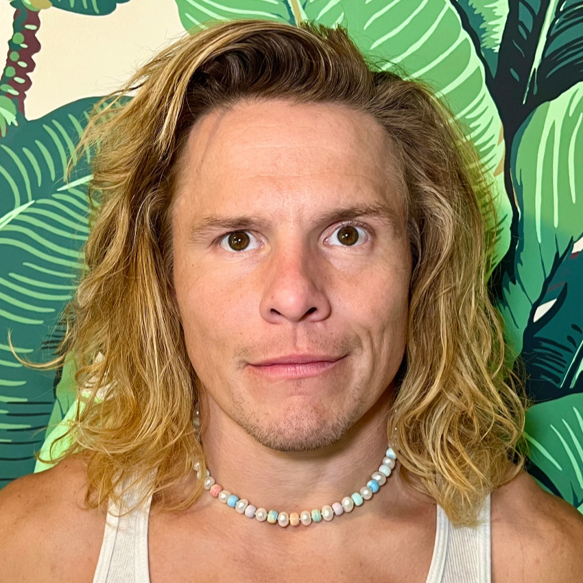 Retro Ombré Pastel Rainbow + Freshwater Pearl Tie Dyed Gemstone Candy Necklace