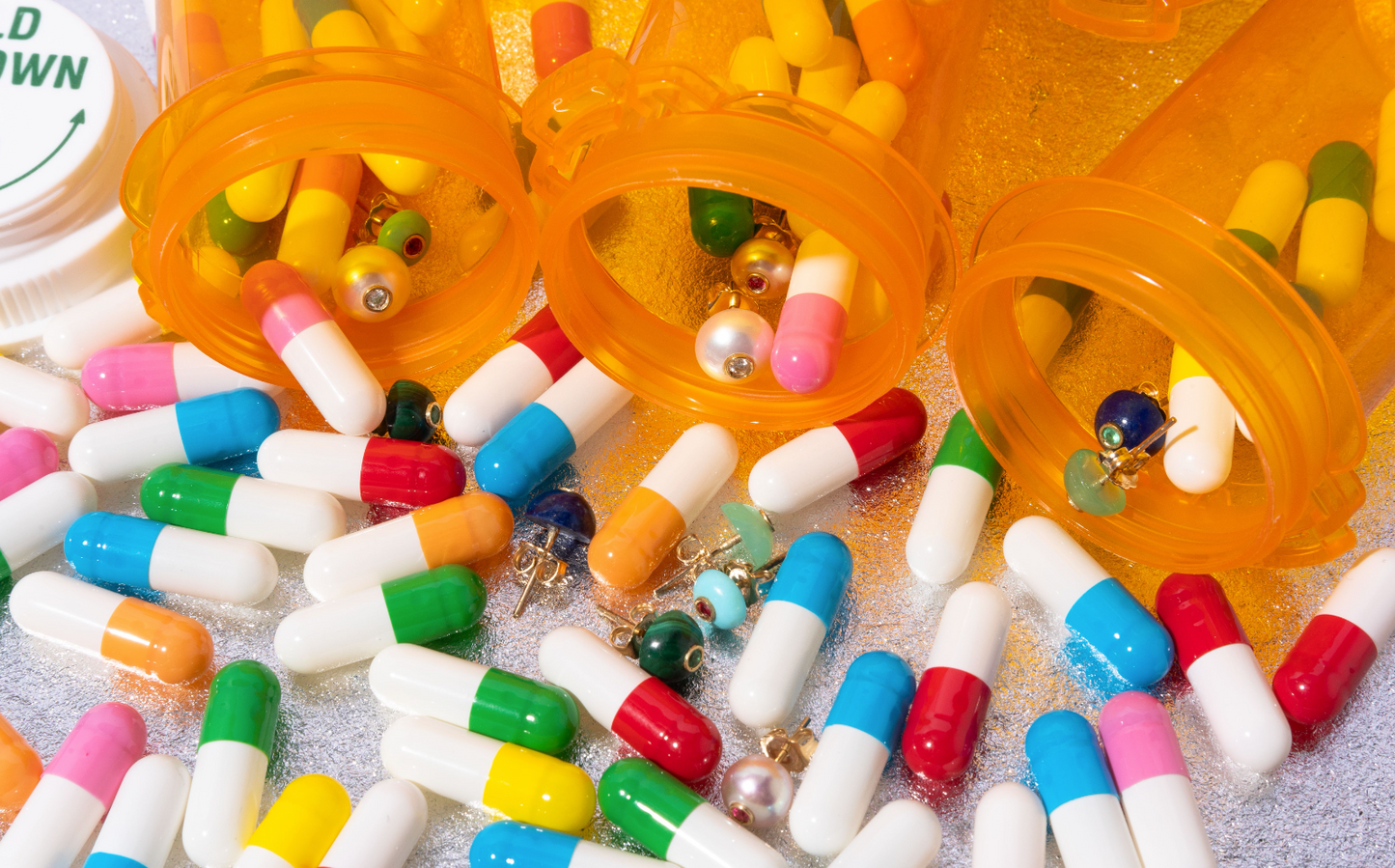 14K Gold Pink Freshwater Pearl + Red Spinel Stud Earrings