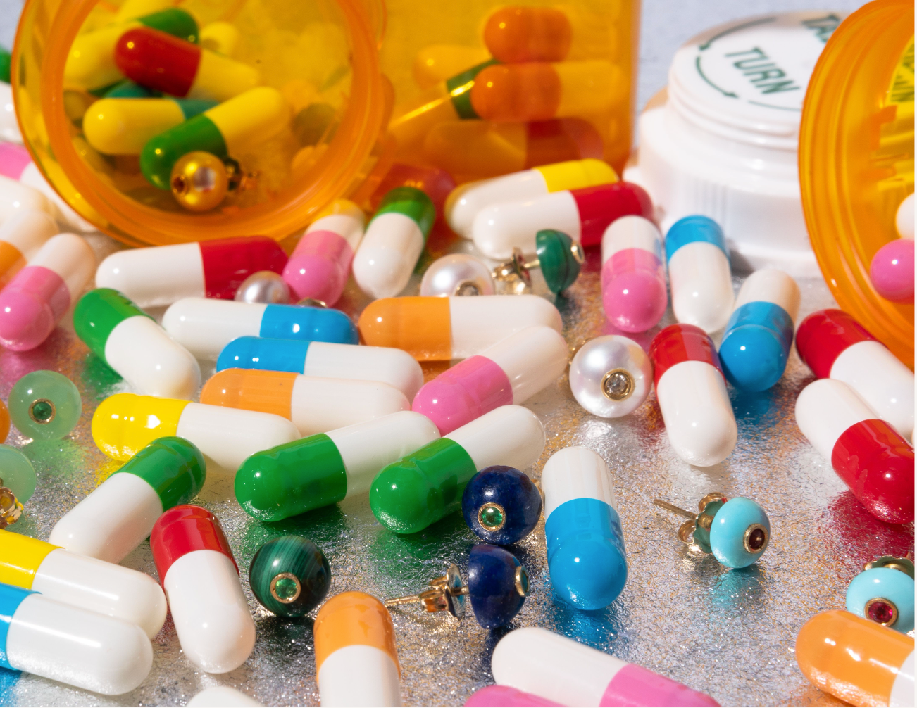 14K Gold Freshwater Pearl + Diamond Stud Earrings