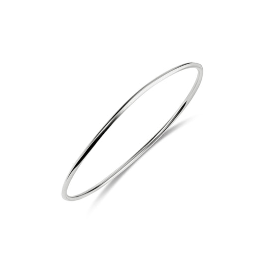 Sterling Silver Knife Edge Bangle