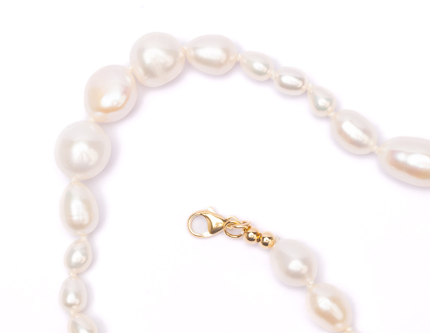 Mixed Teardrop Freshwater Pearl Necklace