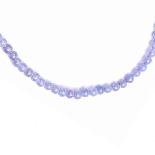 14K Gold Tanzanite Choker Necklace