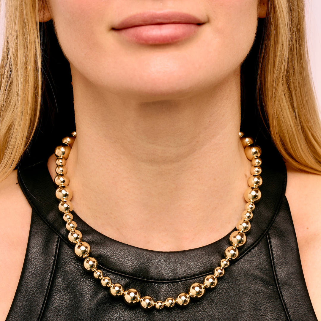 Ball and Chain Big Baller Gold-Filled Necklace