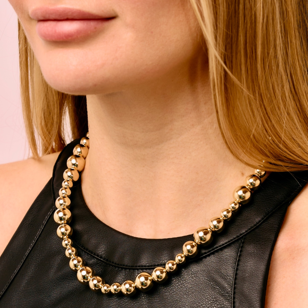Ball and Chain Big Baller Gold-Filled Necklace