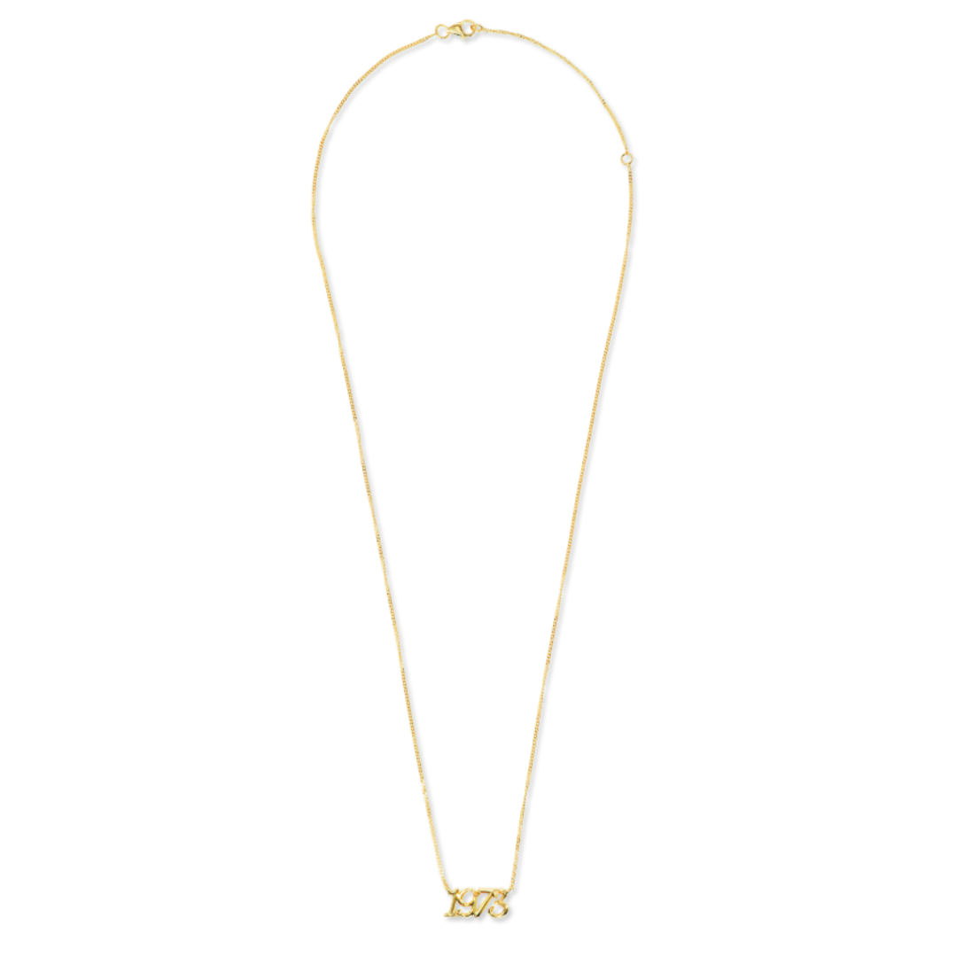 18K Gold 1973 Necklace