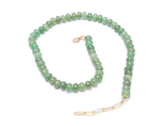 Green Aventurine Candy Necklace