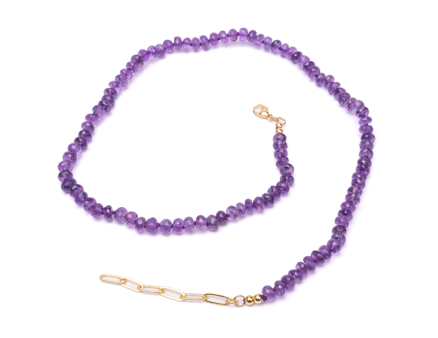 Amethyst Candy Necklace