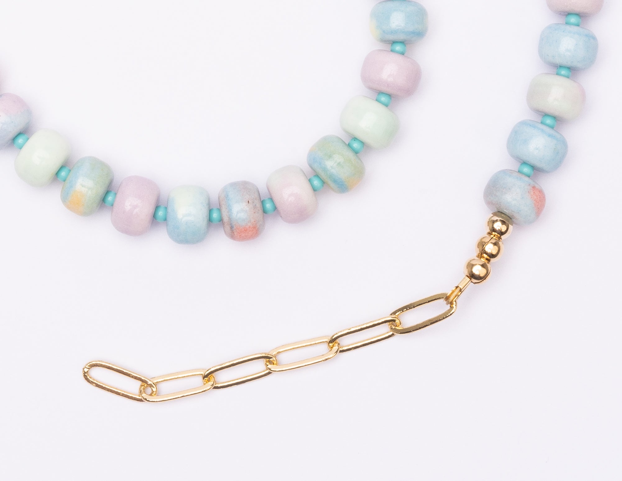 Matte Tie-Dye Stone outlet Candy Necklace