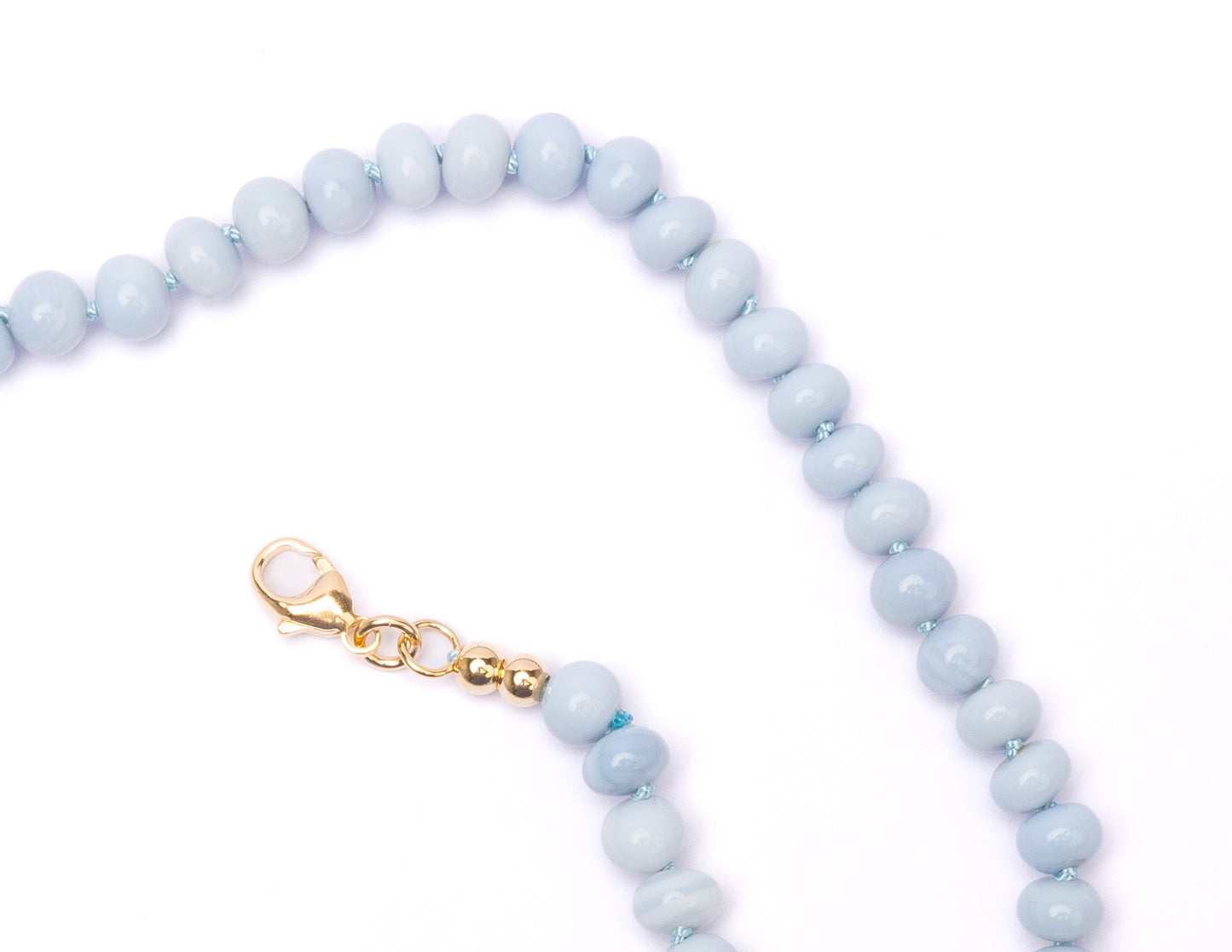 Sky Blue Opal Candy Necklace
